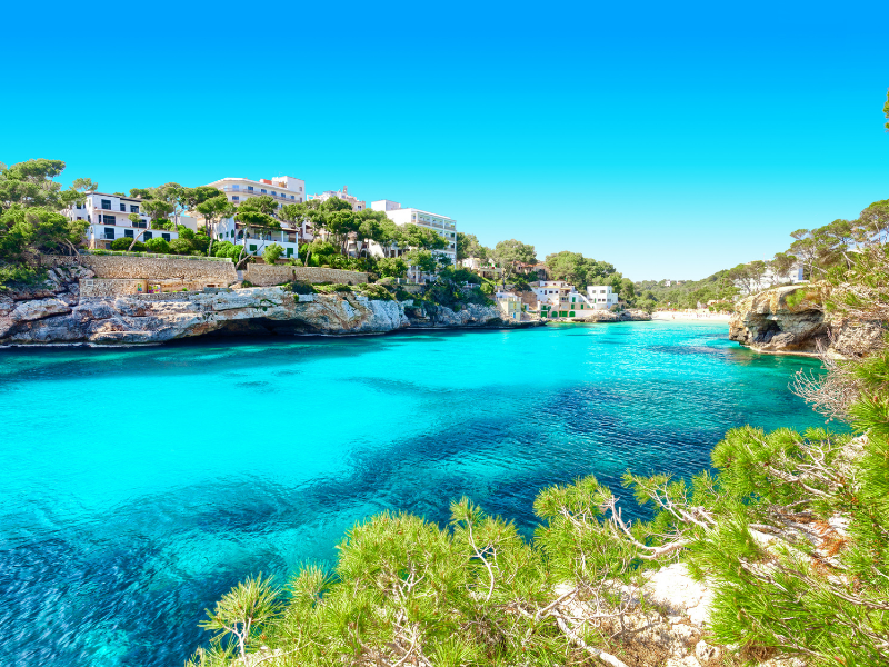 Cala Santanyi Mallorca Spain coastline