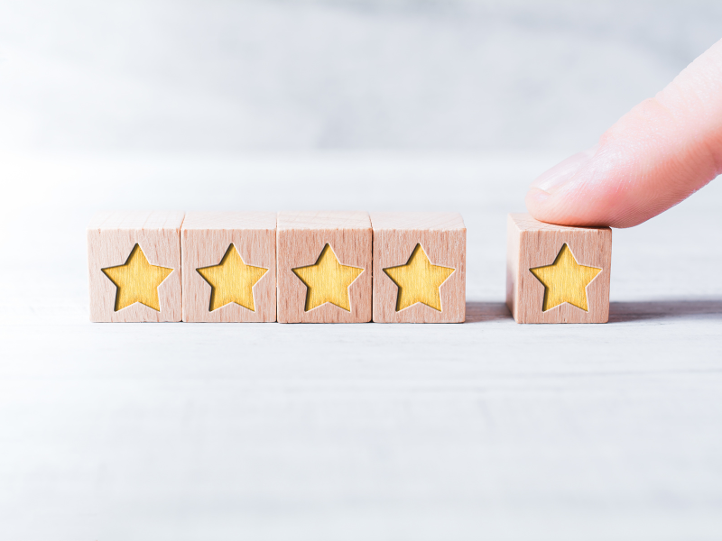 5 star rating